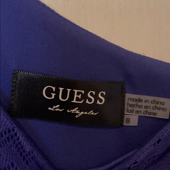 New Guess blue Dress SOLD - Picture 2 of 3